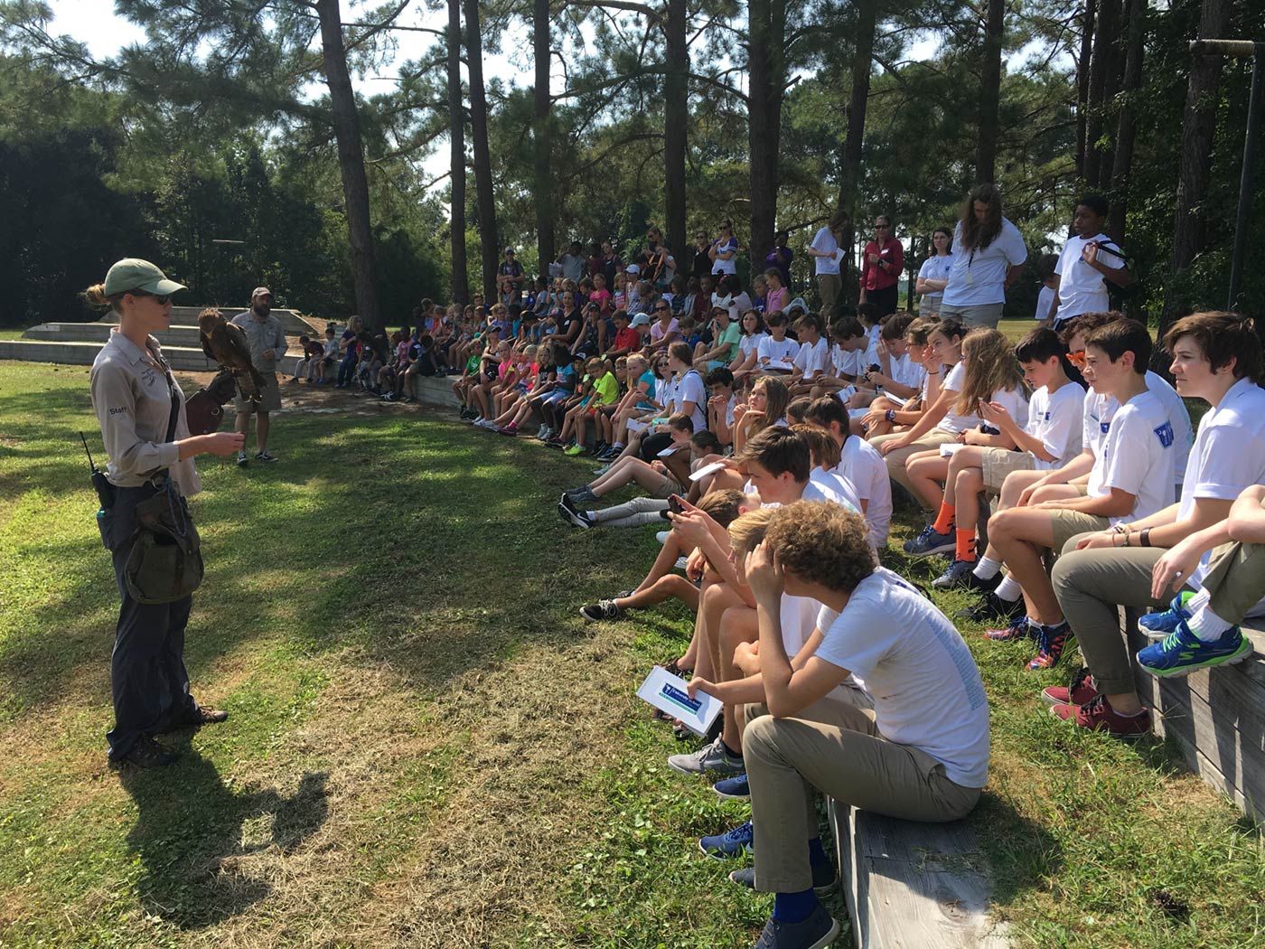 USL Students at Center for Birds of Prey
